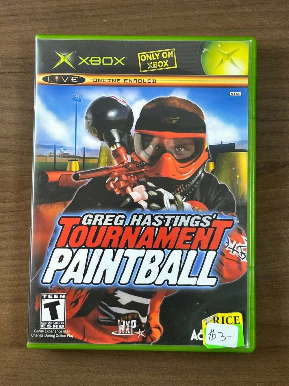 Greg Hastings Tournament Paintball Xbox 2004 Complete w/ Manual Activision
